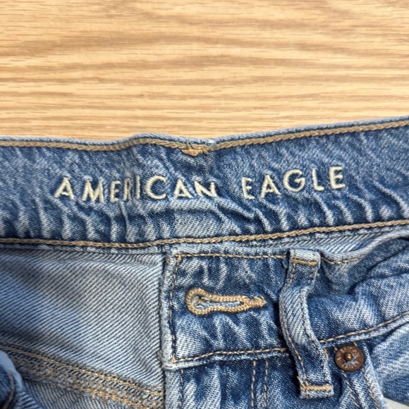 American Eagle Outfitters Light Blue Super High Waist Wide Leg - Picture 2 of 9